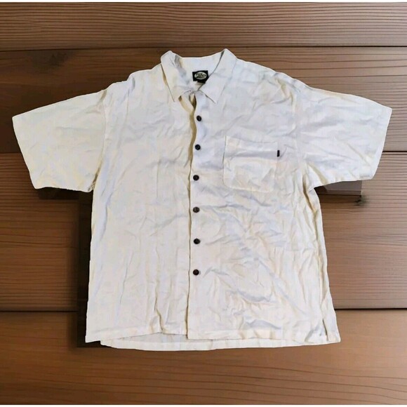 Tommy Bahama Tourist in Paradise Mens XL Shirt Hawaiian Vacation Beach Button - Picture 1 of 15